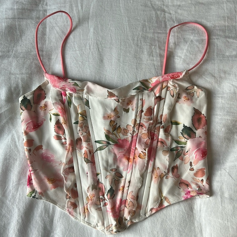 Princess Polly Floral Corset Top